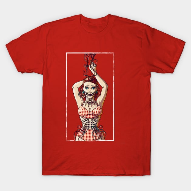 pin up trypophobia T-Shirt by Kotolevskiy